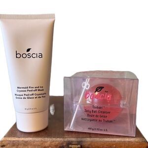 Boscia Fire & Ice Cryosea Mermaid mask and Tsubaki Jelly Ball Cleanser